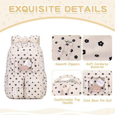 Дитячий рюкзак для дівчаток - шкільні сумки для учнів середньої школи - рюкзак для початкової школи (Blume)