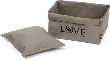 Котяче ліжко CanadianCat Kuschelbett - затишне ліжечко для котів, які люблять картон та папір, 45 x 35 x 35 см