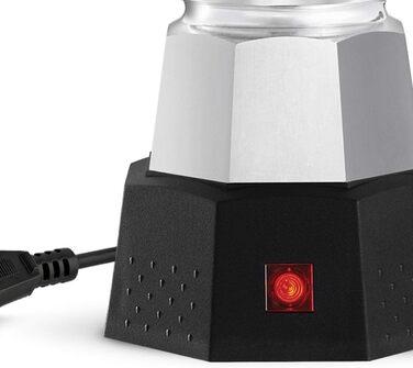 Електрична кавоварка Bialetti Moka Elettrika, 2 чашки, алюміній