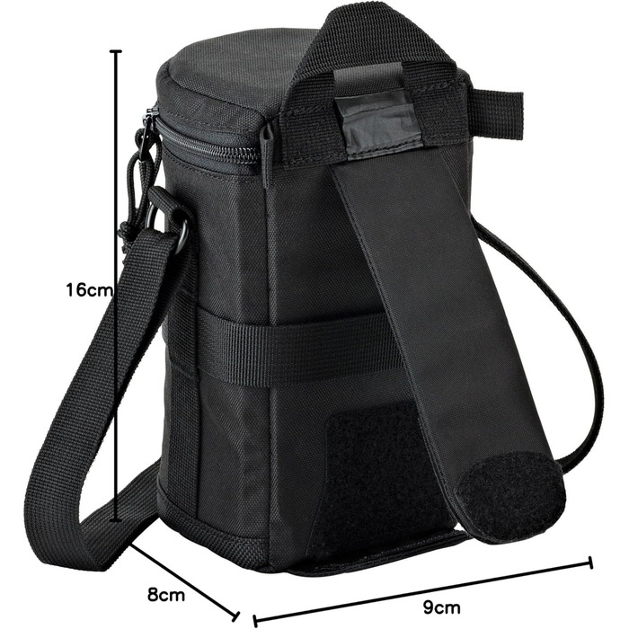 Чохол для об'єктива Lowepro LP36980, чорний (9 x 16 см, 1 шт., чорний)