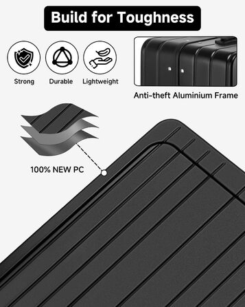 Чорний валіза-ролер Sea Choice з відділенням для ноутбука 15.6