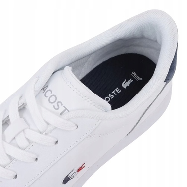 Кросівки Lacoste Carnaby Set 748SMA0111407 білі шкіряні класичні, розмір 43