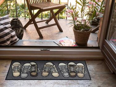 Salonloewe Doormat Sneakers 30 x 75 cm Shoe Parking