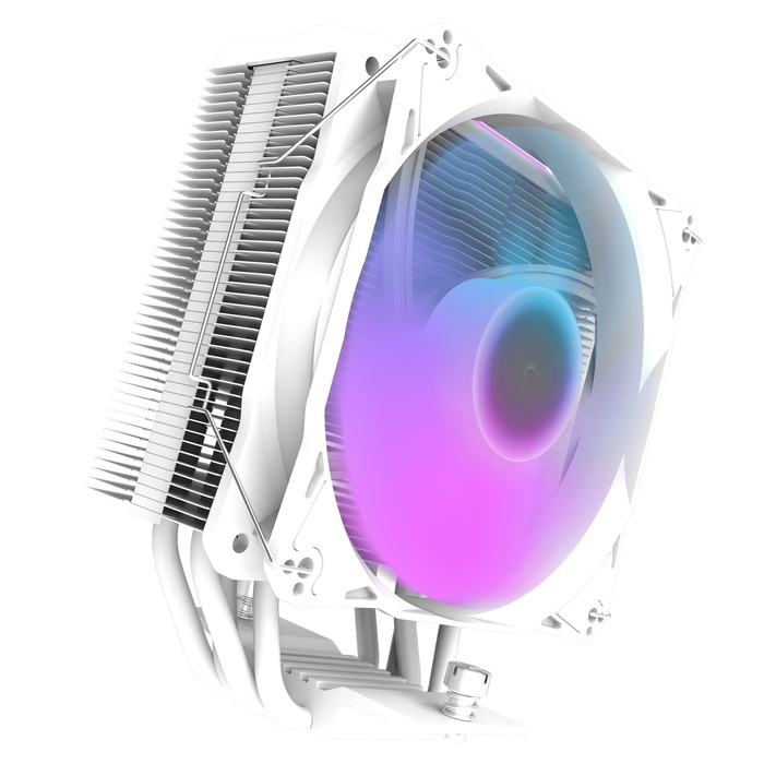 Кулер для процесора darkFlash Z4 Pro Mist White, 4-pin PWM, 5V 3-pin aRGB