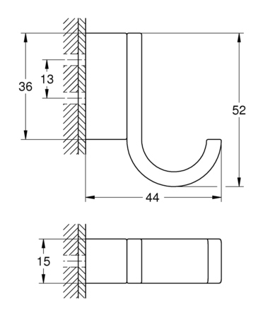 Гачок для кріплення Grohe