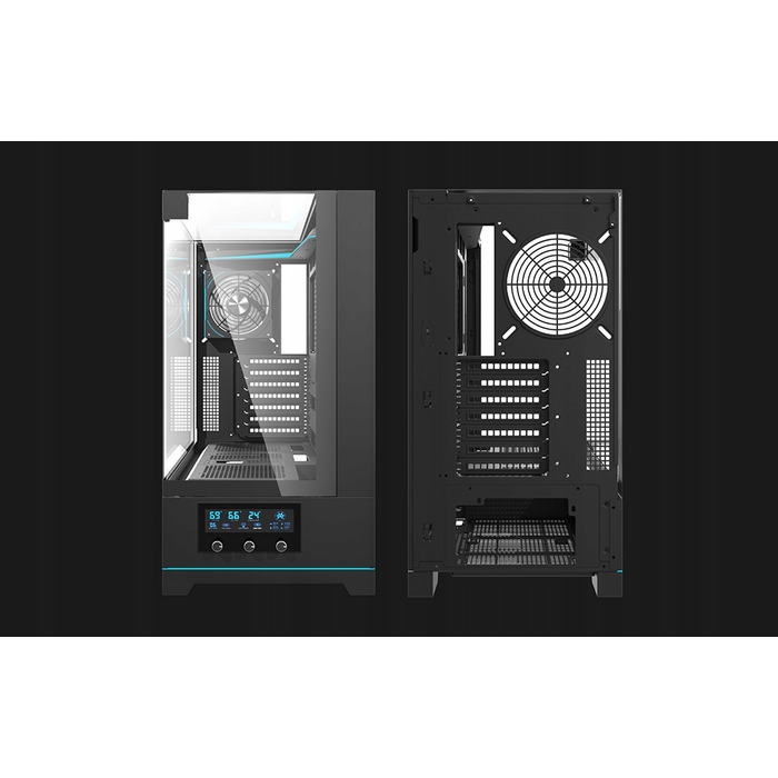 Ігровий корпус DarkFlash DY450 ATX Midi Tower, загартоване скло, ARGB