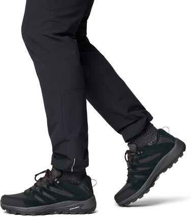 Чоловічі трекінгові черевики Columbia Redmond Iv Low Waterproof Mid Rise, чорний/червоний