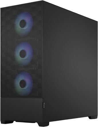 Корпус для ПК Fractal Design Pop Black з темперованим склом та сіткою Honeycomb Mesh - RGB, XL, для геймінгу