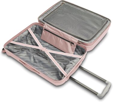 Жорстка валіза American Tourister Stratum XLT 2.0 з розширенням і обертовими колесами, набір 2 шт (20/24 дюйми), рожевий Blush