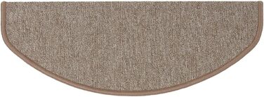 Casa Pura Сходинкові килимки 15 шт. у наборі, 11 кольорів, міцне кріплення, стабільна кутова рейка (Бежевий)