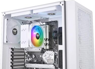 Охолоджувач повітряний Thermaltake UX200 SE ARGB Snow - Кулер для ПК з підсвічуванням ARGB