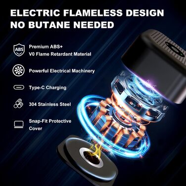 Набір для копчення коктейлів та віскі, з 4 дерев'яними чіпсами, електричний. Ідеальний подарунок на День батька для віскі, бурбону, коктейлів, кави та м'яса. Аксесуар для приготування напоїв.