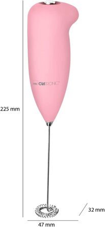 Електричний піноутворювач для молока Clatronic MS 3089 м'ятно-зелений (рожевий) | Міксер | Пінка для кави
