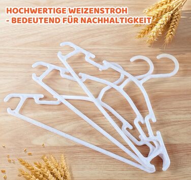 54 дитячі вішалки для одягу Ilauke з пшеничного соломи, 10,6 дюймів, для немовлят та дітей, економія місця, для зберігання дитячого одягу