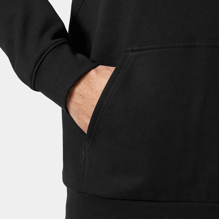 Чоловіча толстовка-худі Helly Hansen HH Logo з капюшоном, чорна, розмір XL