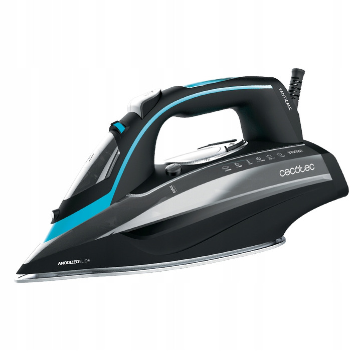 Парова праска Cecotec 3D ForceAnodized 750 Smart Iron 5103, 3100 Вт, чорна