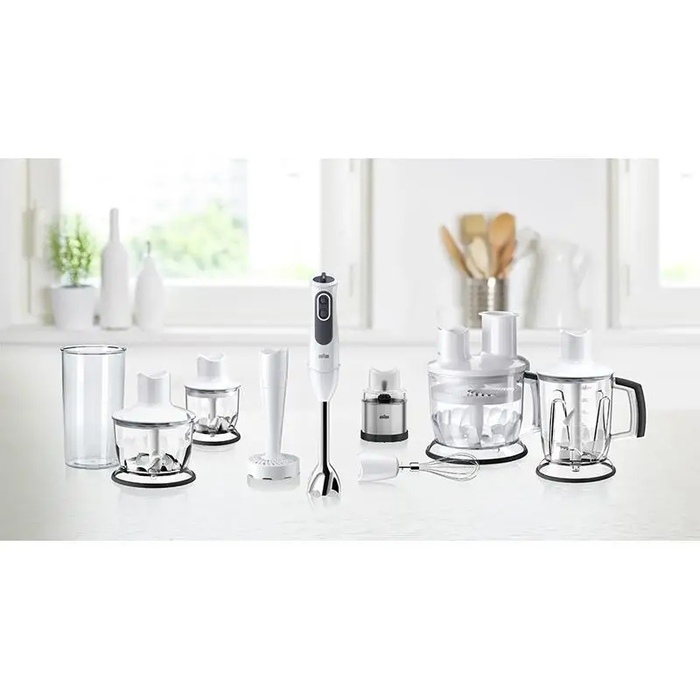Ручний блендер Braun MQ3145, 750 Вт, білий