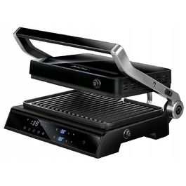 Електричний гриль Sam Cook, чорний, 2200 Вт, з сенсорною панеллю