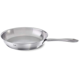 Набір сковорідок Fissler Catania з нержавіючої сталі 24 см (без покриття) та Cenit з антипригарним покриттям 28 см, для індукції