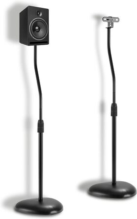 Підставка для колонок Xantron® ECO-SS05: регульована висота до 103 см, з антиковзким покриттям та прихованою прокладкою кабелю, комплект з кріпленням