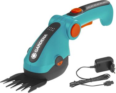 Акумуляторні ножиці для трави Gardena ComfortCut Li, 8 см, зручна ручка, швидка заміна леза без інструментів