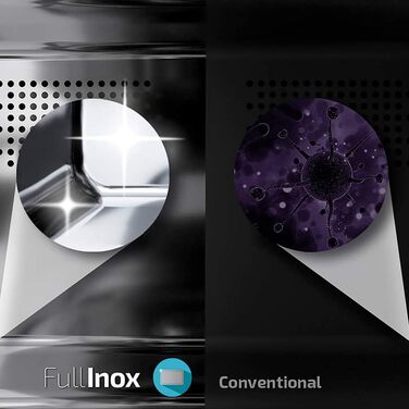 Мікрохвильова піч Cecotec Pro Clean 6110: 23 л, 800 Вт, гриль 1000 Вт, LED, нержавіюча сталь, чорно-сріблястий колір