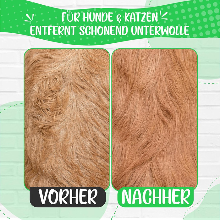 Щітка для вичісування підшерстка собак та котів з довгим хутром Golden Pets - видаляє підшерсток, ковтуни та вузли