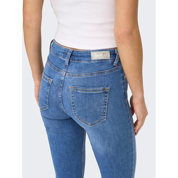 Жіночі джинси ONLY Onlblush Life Mid Sk DNM Rea1099 Noos, середньої посадки, блакитний денім, розмір M/30L