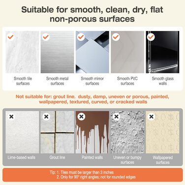 Поличка для душу Lekesky без свердління, кутова, з міцними присосками, алюміній, нержавіюча сталь, знімна, 2 шт., Gunmetal Grey