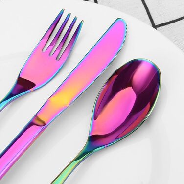 Набір столових приборів Regenbogen Bettlife, 30 предметів для 6 осіб, нержавіюча сталь, дзеркальна поліровка, можна мити в посудомийній машині