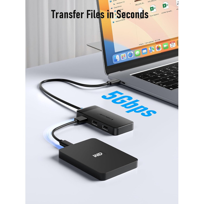 Lemorele Док-станція USB C з хабом Dual HDMI, 2025 Upgrade, 2*HDMI, 3 USB 3.0/2.0, PD 100W, сумісна з Windows, MacBook, Dell, HP, Surface