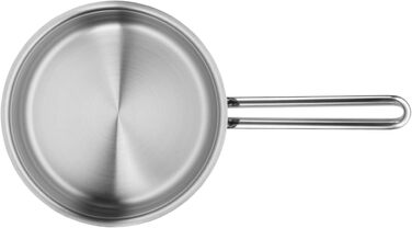 Каструля Aparto Stielkasserolle від WMF, 16 см, 1,4 л, без кришки, з нержавіючої сталі Cromargan, полірована, без покриття, для індукційних плит