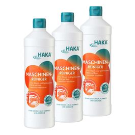 Очищувач для посудомийних та пральних машин HAKA від накипу та жиру, 1 л (набір 3 шт)