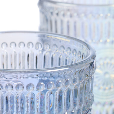 Relaxdays Vintage-Style Drinking Glasses, Set of 4
