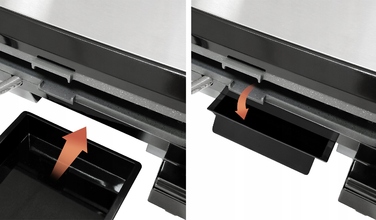 Електричний розкладний гриль Mozano Grill Chef, чорний, 2200 Вт, великий