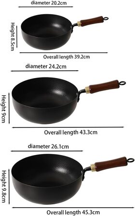 Набір сковорідок з нержавіючої сталі 1.5 мм з антипригарним покриттям (4 шт.) | 26, 24, 20, 18 см | Кухонний посуд
