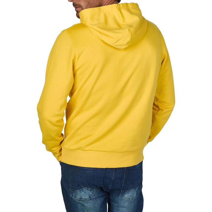 Чоловічий худі Jack & Jones JJMORTY Regular Fit з принтом, колір Solar Power (зелено-жовтий), розмір L