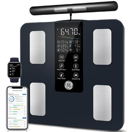 Ваги-аналізатор складу тіла GE CS10G: 8 електродів, вимірювання BMI, максимальна вага 180 кг