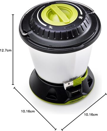 Goal Zero GROCA Goal Zero Unisex 32009 Lighthouse Core LED Camping Lantern 430lm Battery Powered 350g Black, Yellow, One Size