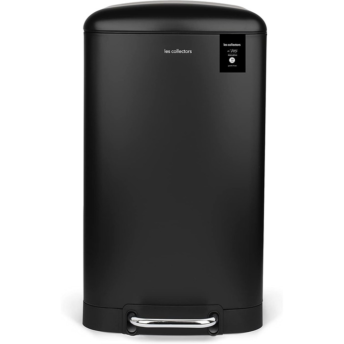 Відро для сміття Les Collectors №712, 30 л, чорне, знімний внутрішній контейнер, тихий закриття