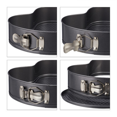 Relaxdays XL Heart-Shaped Cake Pan