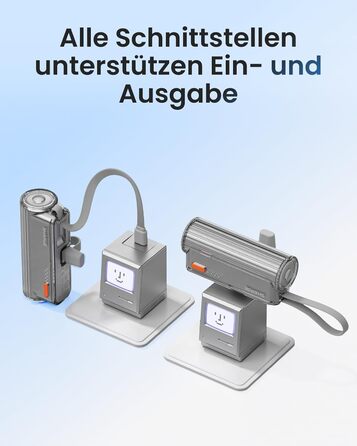 Power Bank SHARGE Flow Mini 2 22.5W: Компактний павербанк з інтегрованим кабелем для iPhone та Galaxy