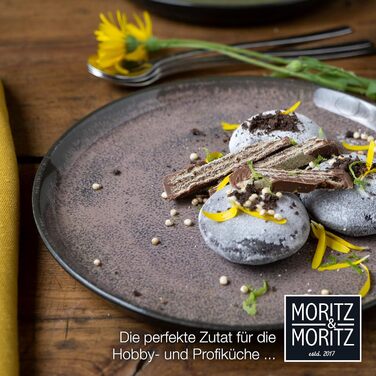 Набір посуду Moritz & Moritz VIDA на 12 осіб (36 предметів) - сучасний порцеляновий сервіз, стійкий до подряпин, підходить для мікрохвильової печі та посудомийної машини, обідній сервіз, сервіз для столу, комбінований сервіз на 12 осіб (вінтаж, десертні тарілки (6 шт))