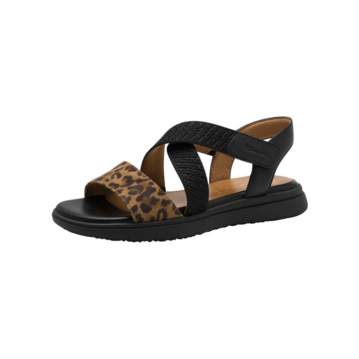 Босоніжки жіночі Tamaris 8-88600-44 Wide Fit, чорні Leo, 41 EU - широка колодка