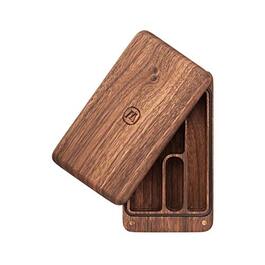 Футляр Marley Natural з американського чорного горіха для дрібних самокруток і сигарет, ударостійкий, з відсіками та магнітною застібкою, стильний аксесуар для куріння, чудовий подарунок