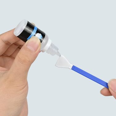 Набір для чищення камери 14-в-1: об'єктиви, фільтри, мобільні телефони. Включає стилус, щітку, повітряний дмухач, серветку.