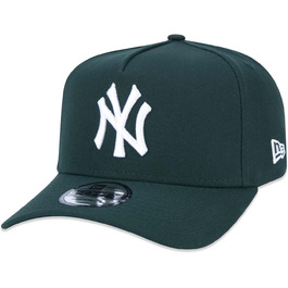 Кепка New Era MLB з регульованим розміром, бежева, логотип команди, модель 9Forty, колір Forest Green