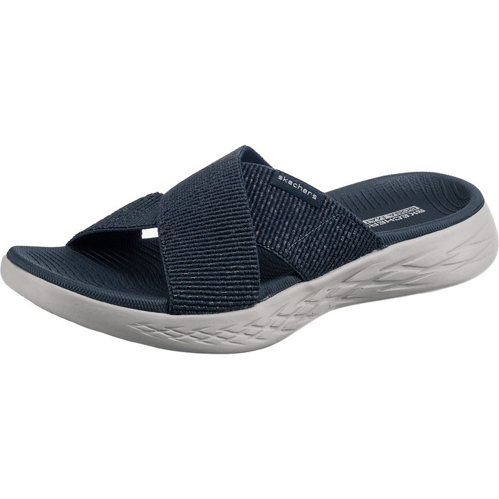 Сандалі Skechers ON-The-GO 600 Dainty Navy текстильні, 42 EU - жіночі літні босоніжки
