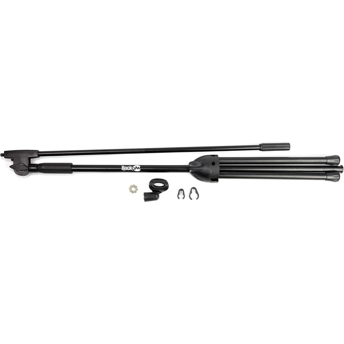 Стійка для мікрофона RockJam MS050 з шарнірною консоллю – міцна сталева конструкція