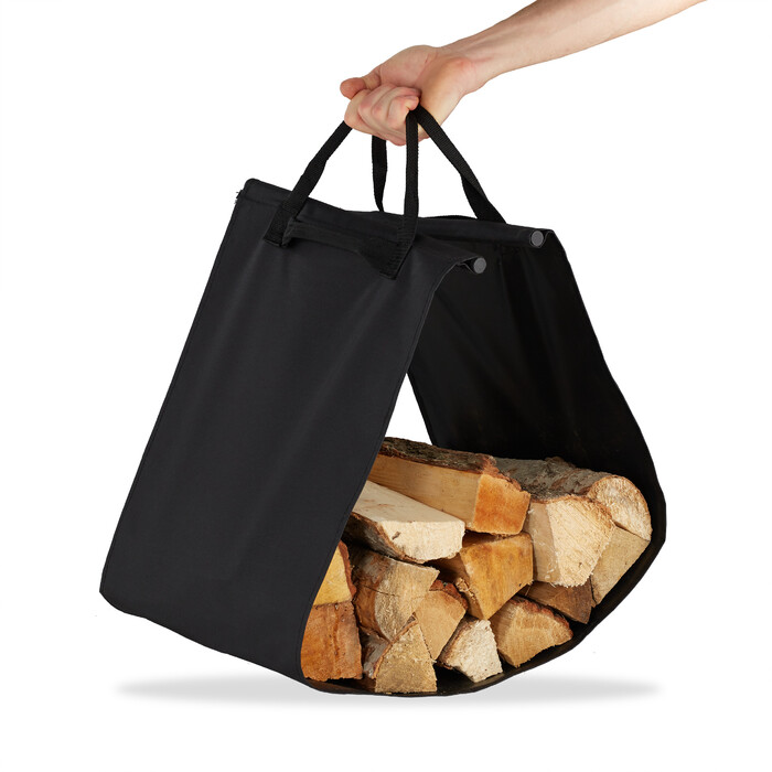Relaxdays Steel Firewood Rack